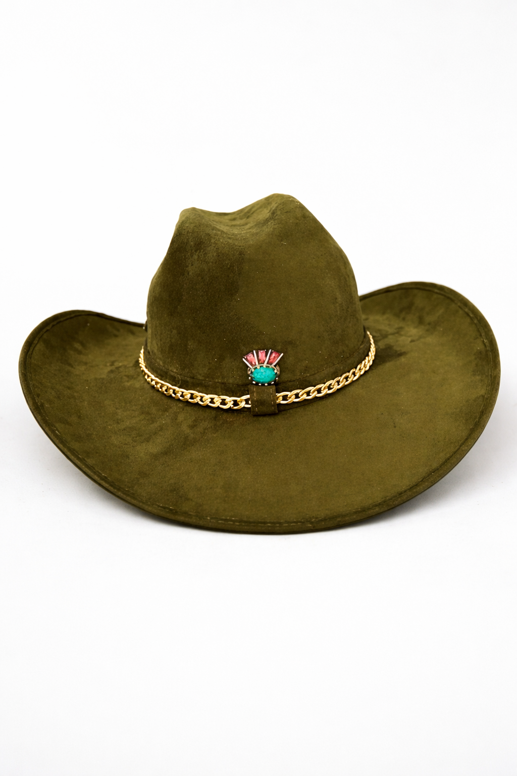 Western Green Luxe Hat
