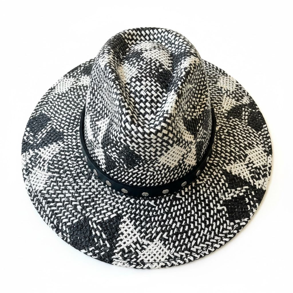 Rigid durable canvas hat with adjustable interior elastic band