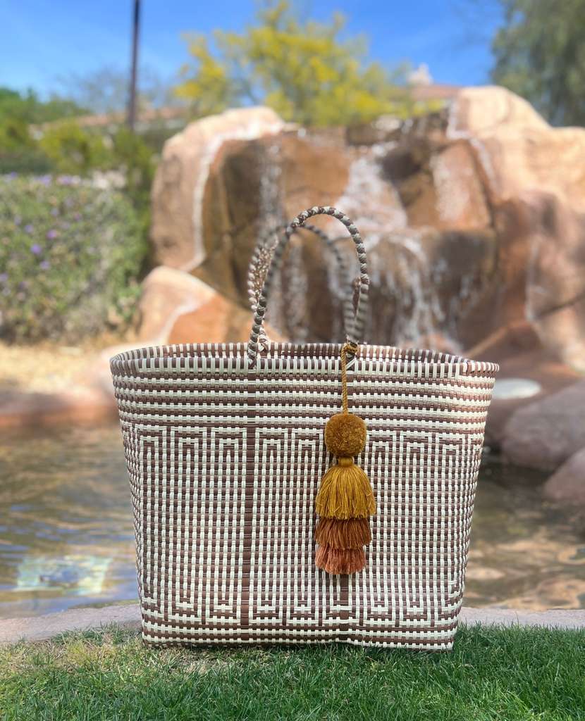 Maxi tote Sand